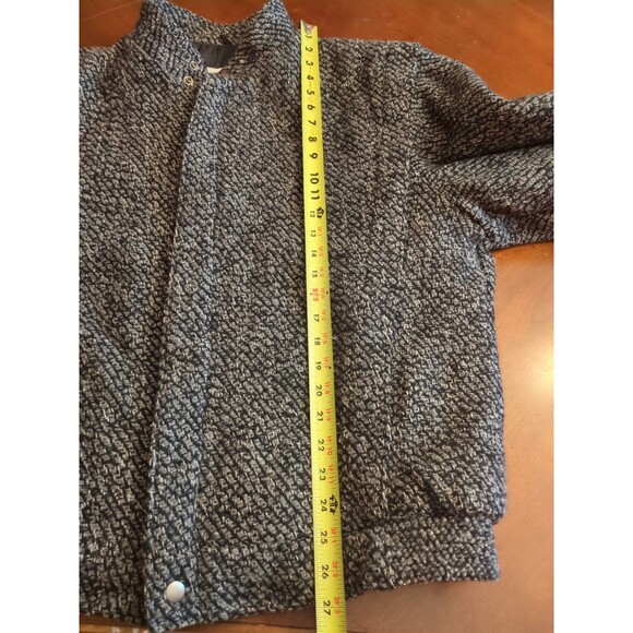 Rare VTG SADDLERY Cooper Collections Herringbone Lined Hooded Jacket 90s L - Picture 14 of 15